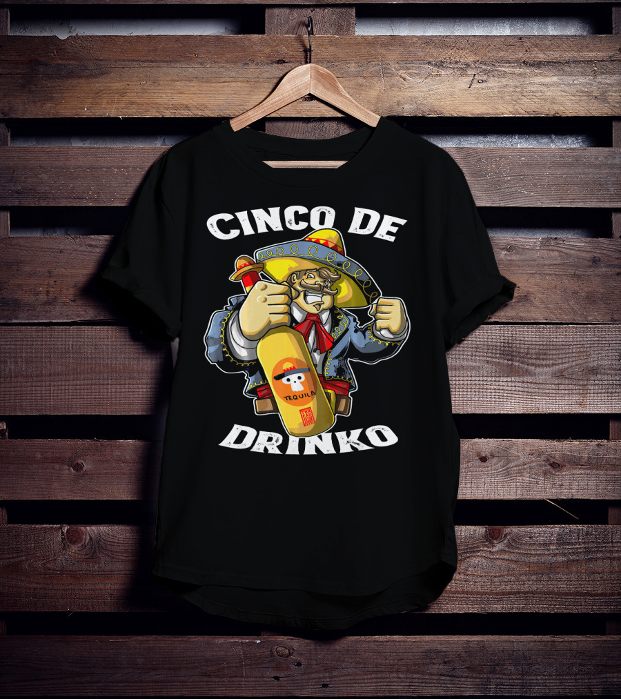 Cinco De Drinko Tequila Mariachi Costume Mexican T-Shirt