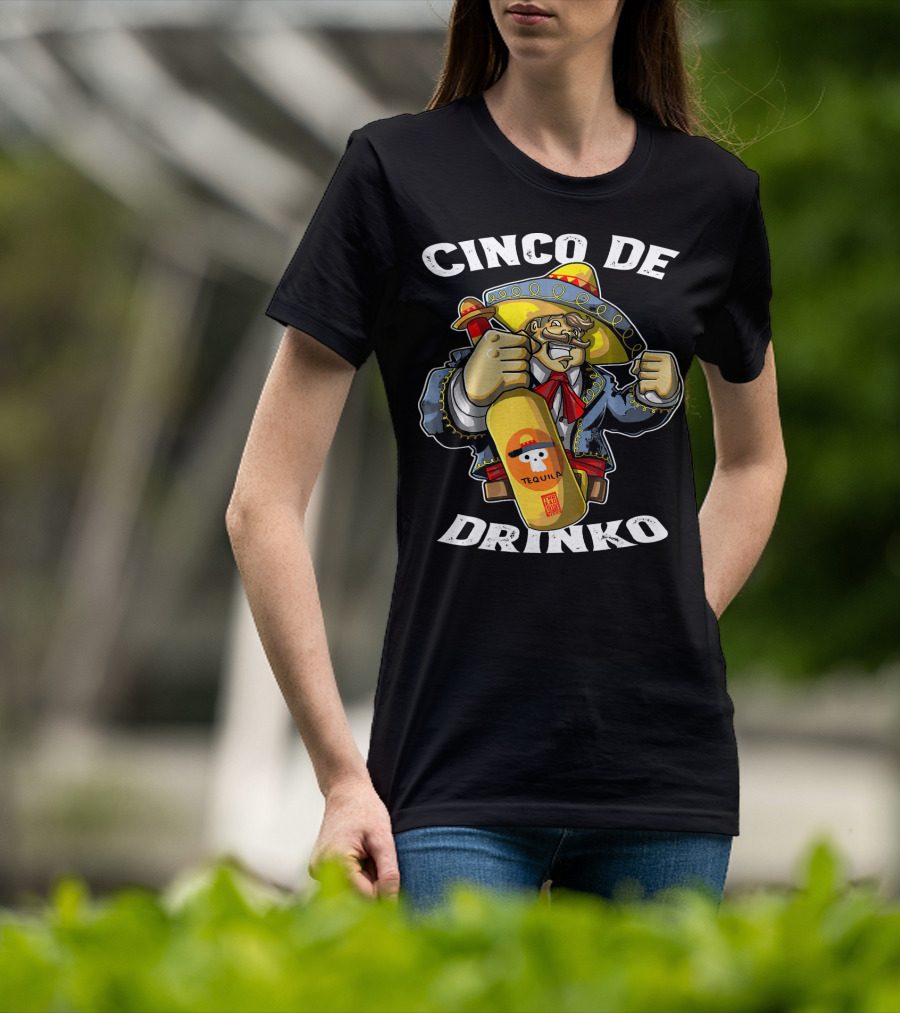Cinco De Drinko Tequila Mariachi Costume Mexican T-Shirt