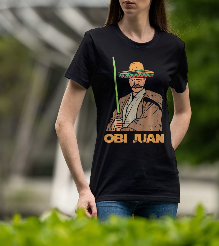 Obi Juan Mexican Sombrero Jedi T-Shirt