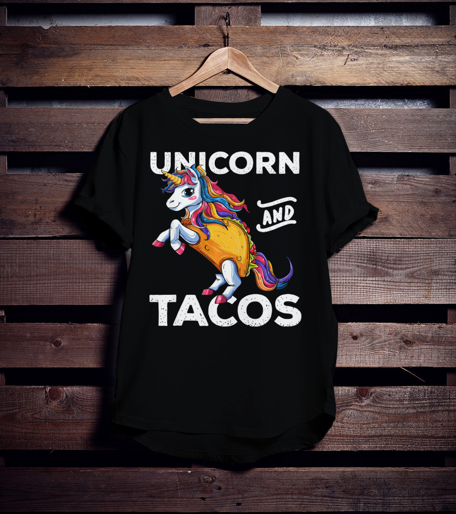 Unicorn And Tacos Cinco De Mayo Celebration Parade T-Shirt