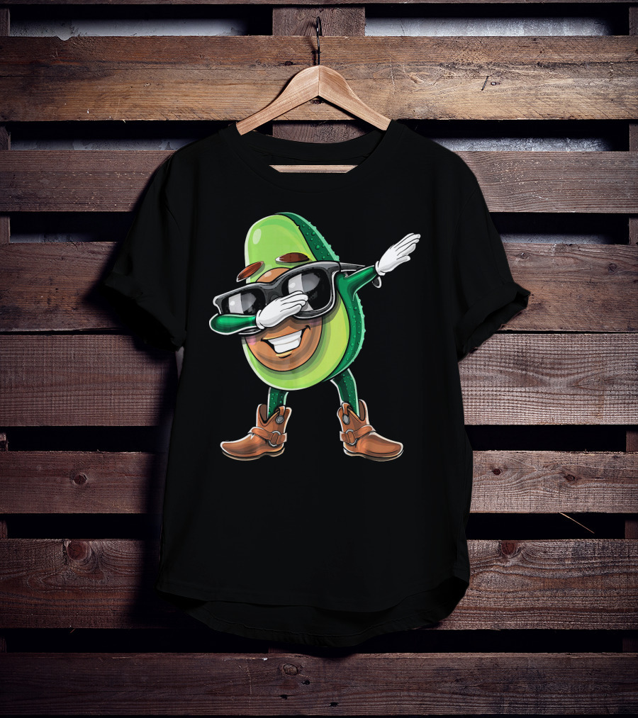 Cinco De Mayo Dabbing Avocado Fiesta Fun T-Shirt