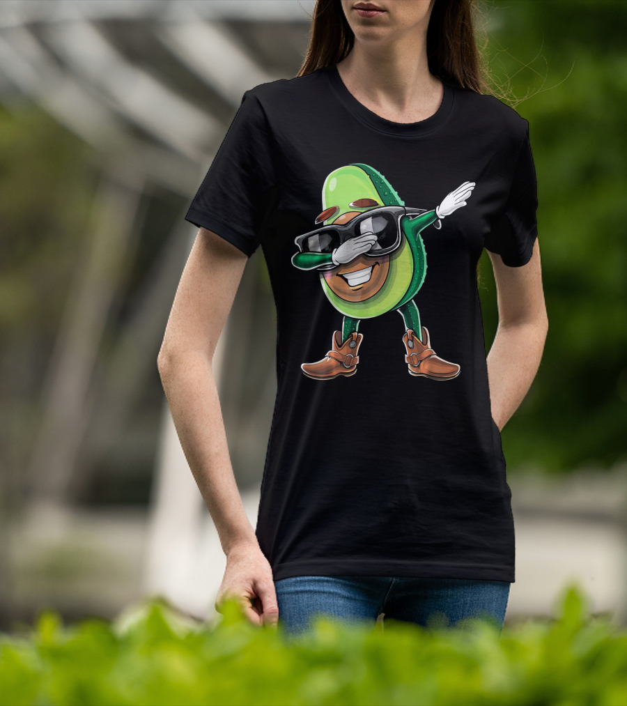 Cinco De Mayo Dabbing Avocado Fiesta Fun T-Shirt