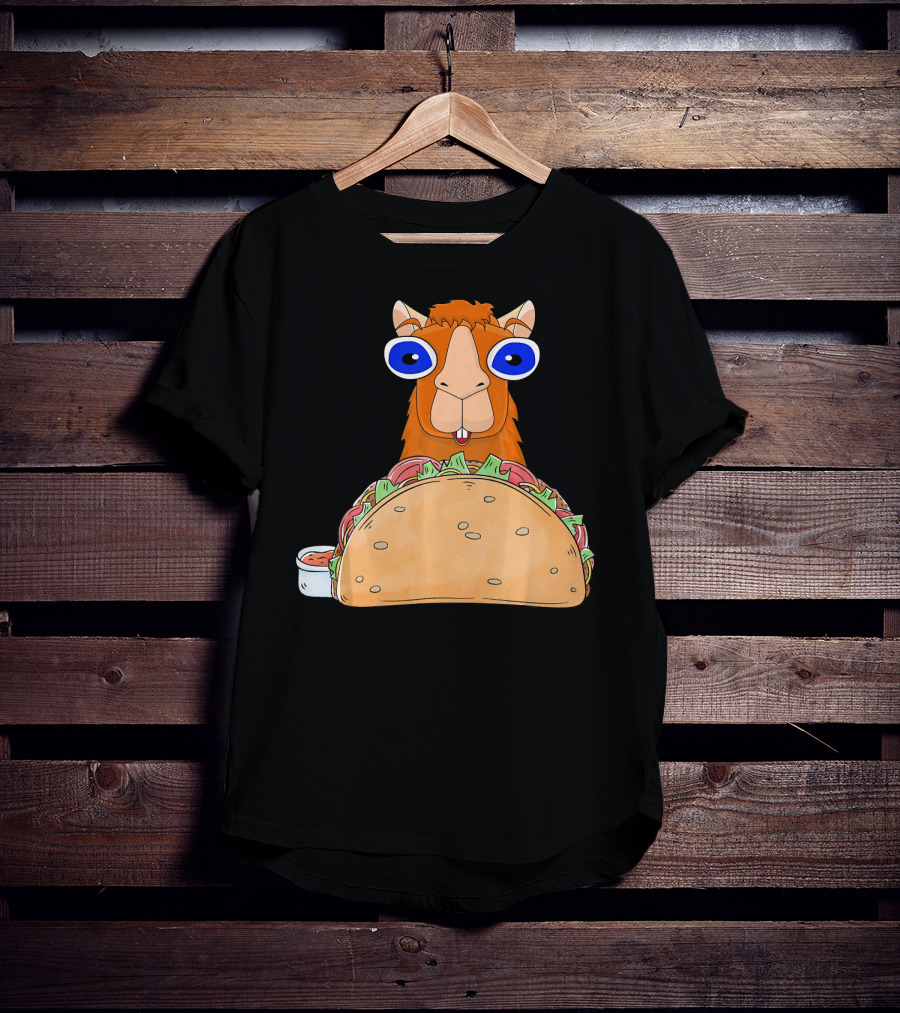 Llama Taco Lover Cinco De Mayo T-Shirt