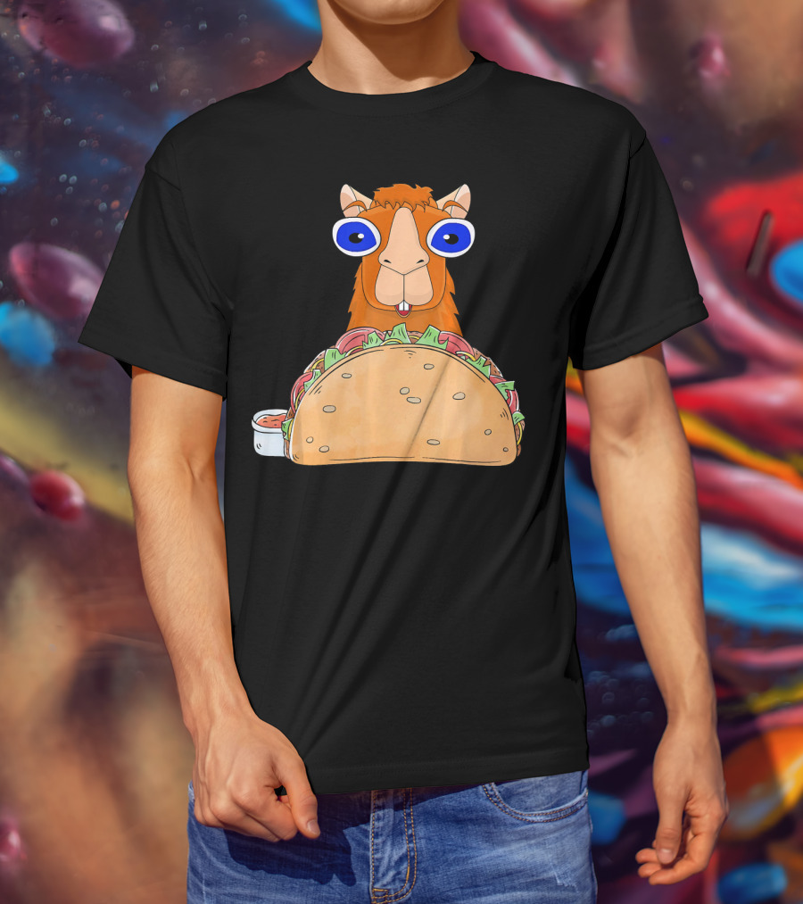 Llama Taco Lover Cinco De Mayo T-Shirt