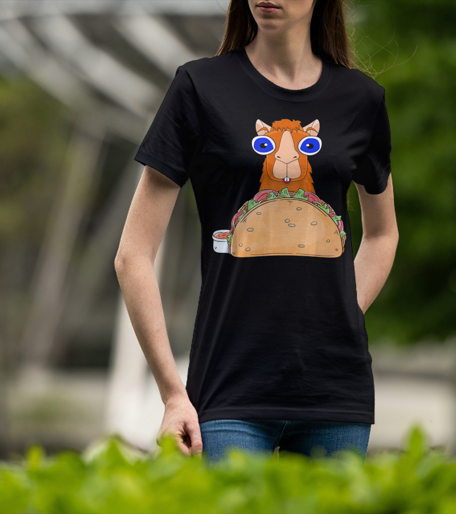 Llama Taco Lover Cinco De Mayo T-Shirt