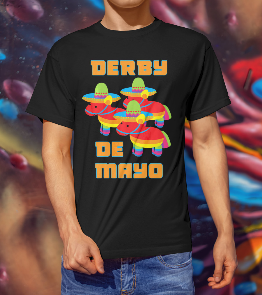 Derby De Mayo Sombrero Pinata Party T-Shirt