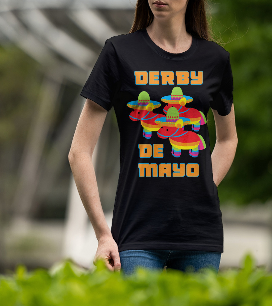 Derby De Mayo Sombrero Pinata Party T-Shirt