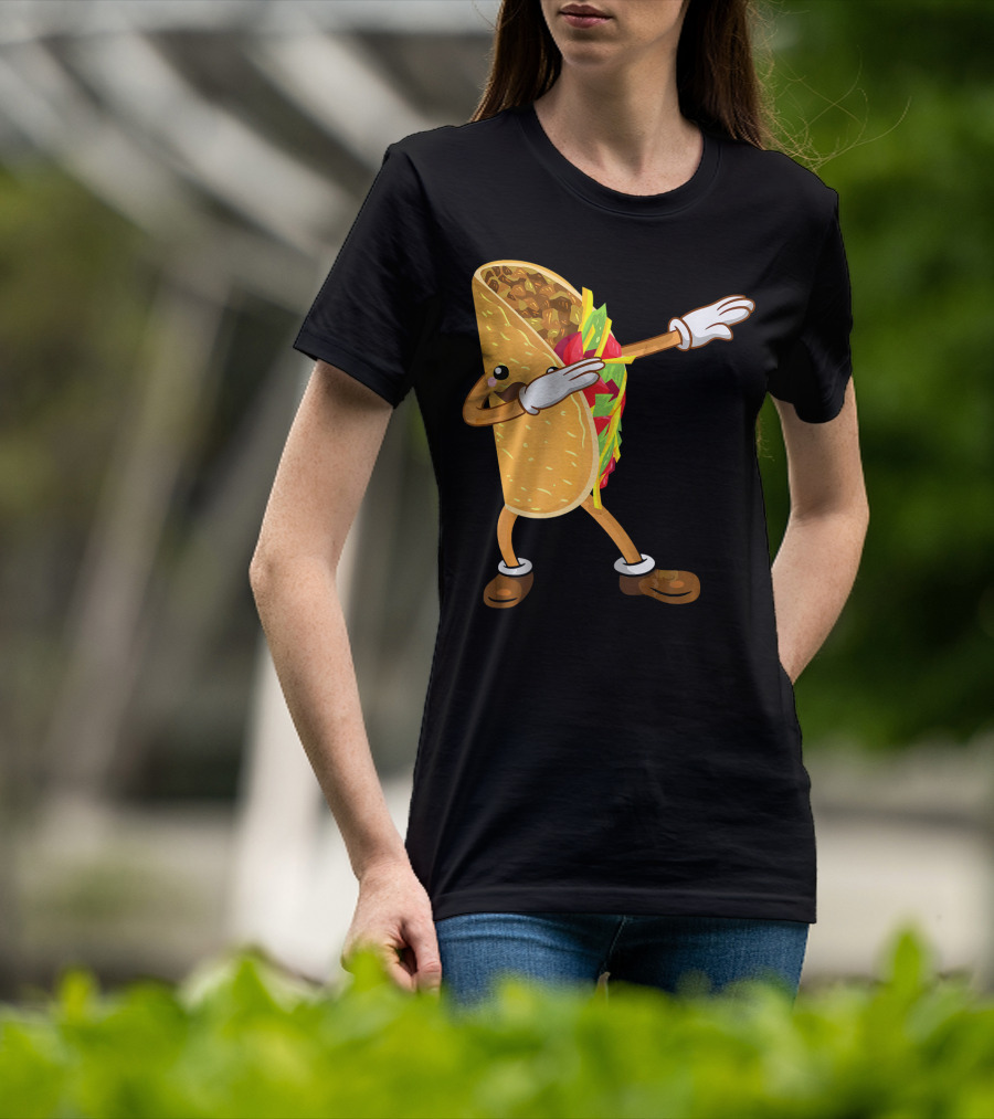 Dabbing Taco Dance Funny Cinco De Mayo T-Shirt