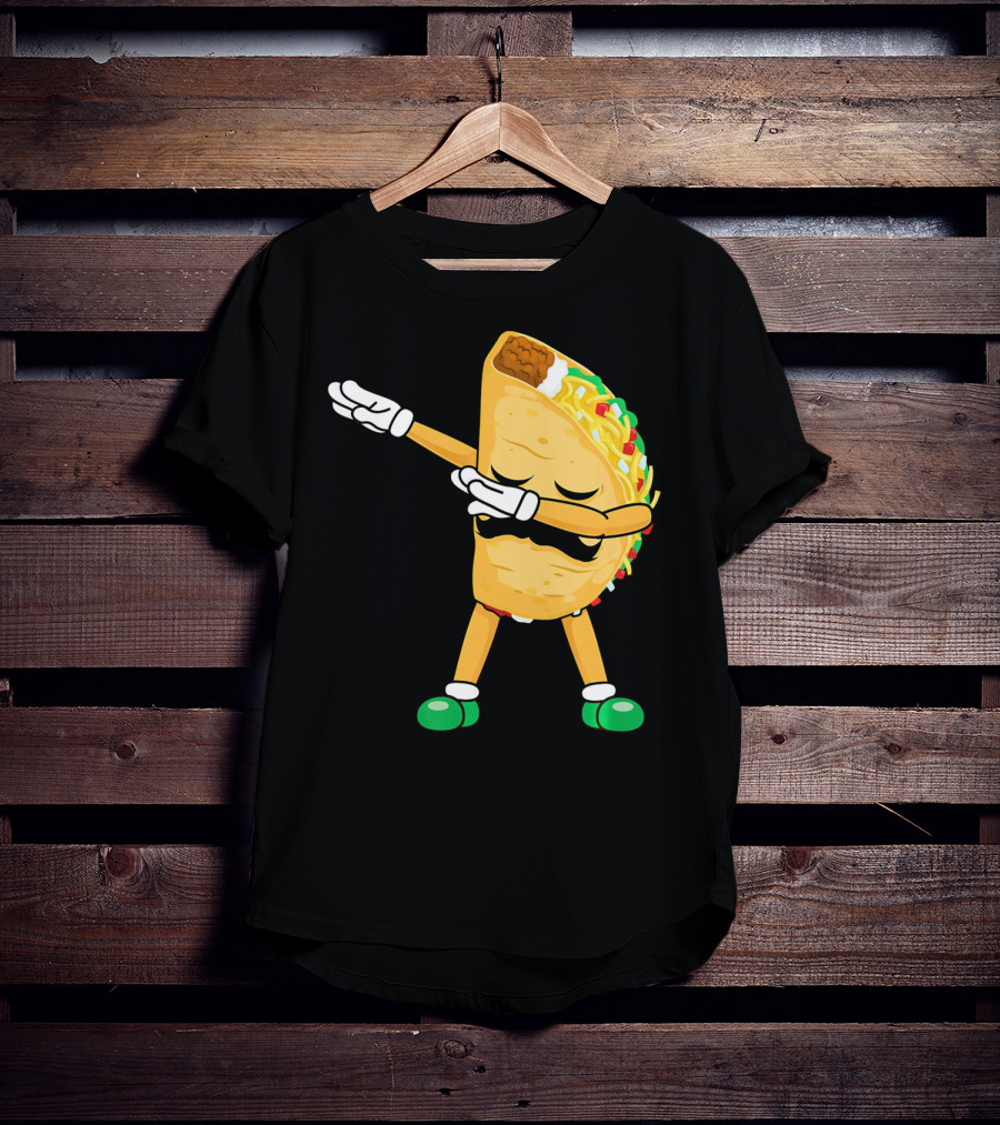 Dabbing Taco Mexican Cinco De Mayo Dab T-Shirt