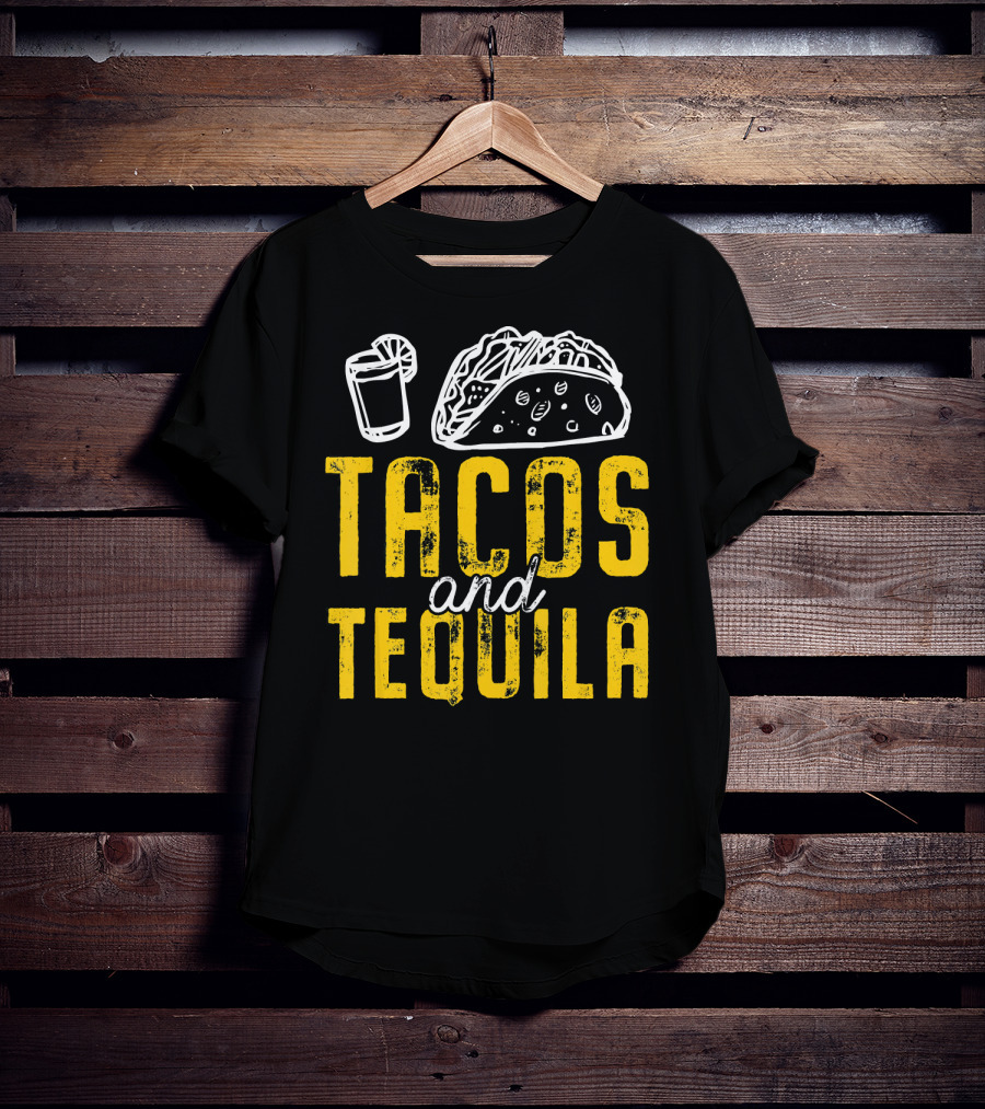 Tacos And Tequila Cinco De Mayo Taco Drink Fiesta T-Shirt