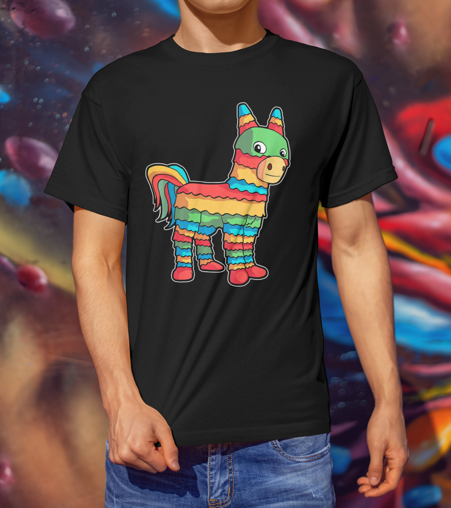 Funny Colorful Pinata I'd Had That Cinco De Mayo T-Shirt