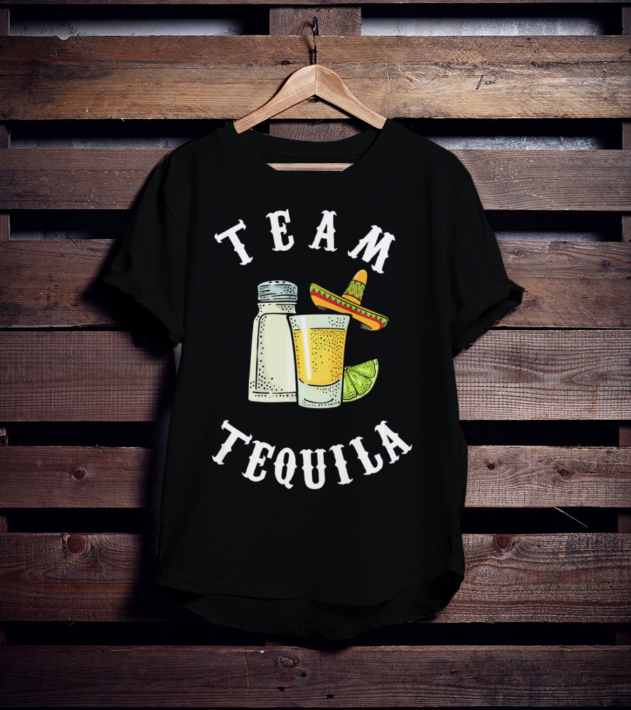 Team Tequila Salt Lime Sombrero Cinco Amigos T-Shirt