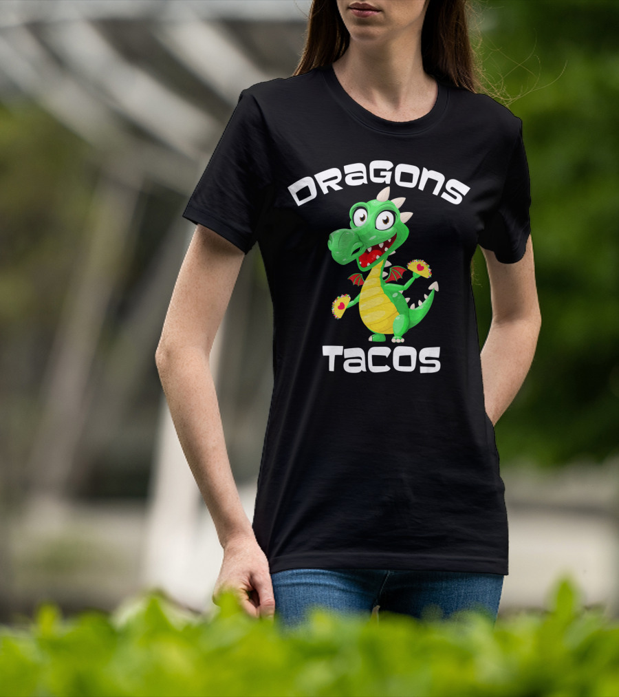 Dragons Tacos Cinco De Mayo T-Shirt
