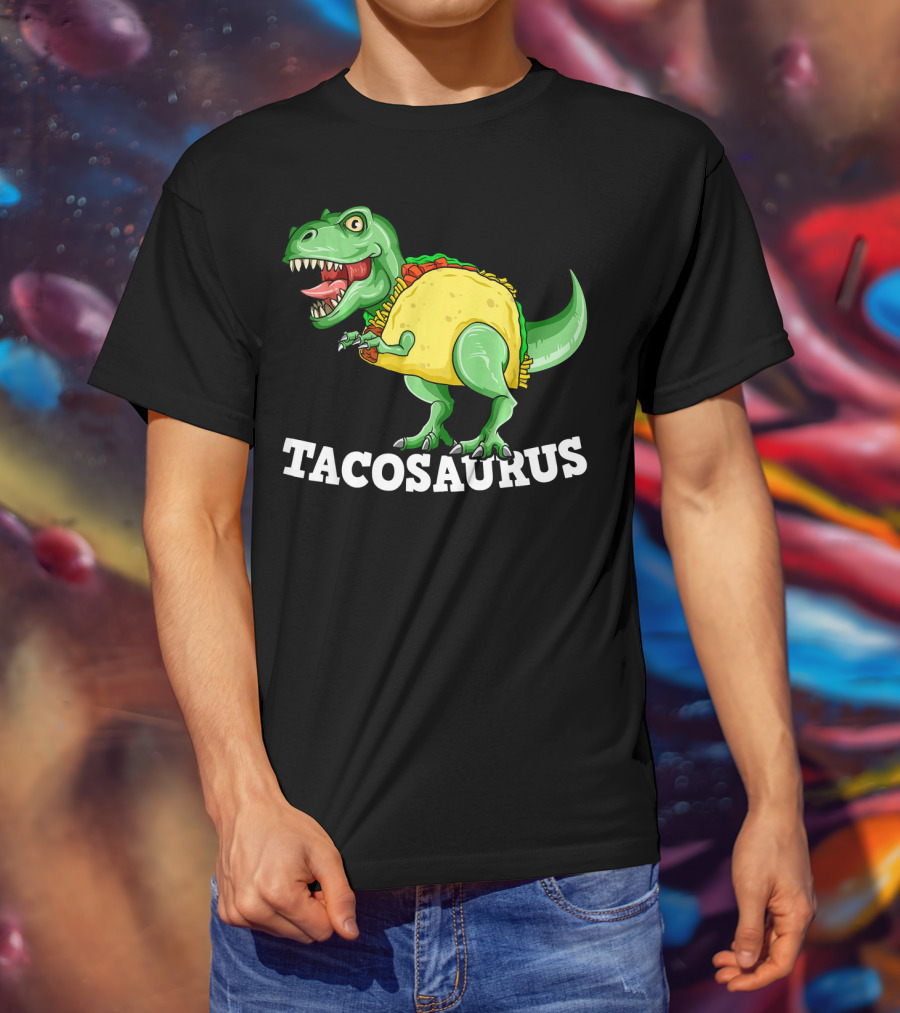 Tacosaurus Mexican Dinosaur Taco Saurus T-Shirt