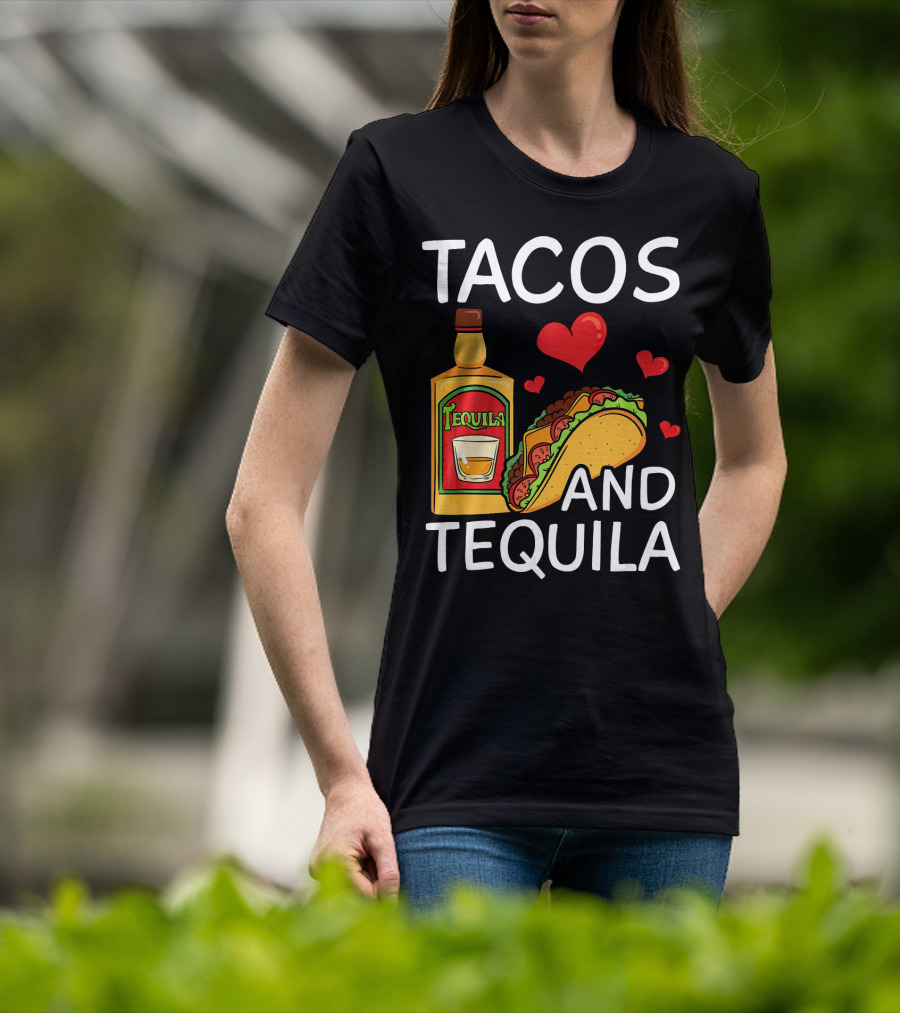 Tacos And Tequila Love Cinco De Mayo Me T-Shirt