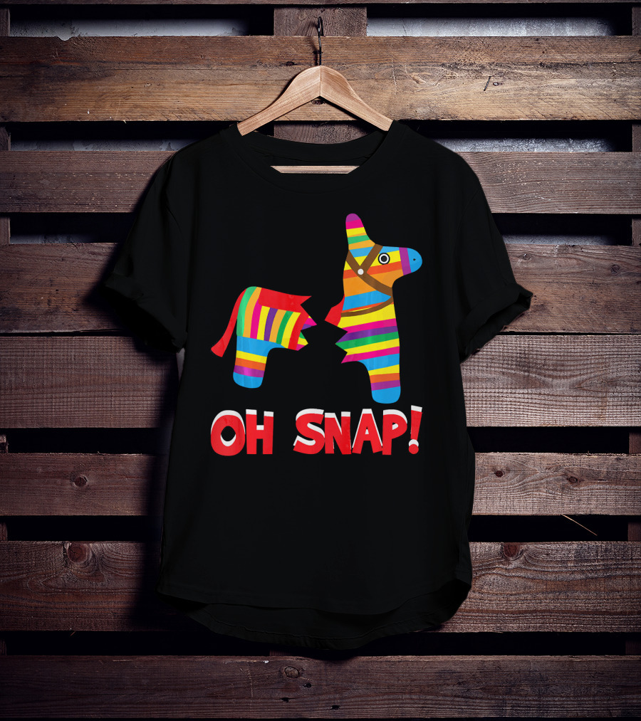 Broken Pinata Oh Snap Funny Cinco De Mayo T-Shirt