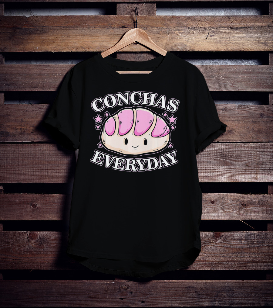 Conchas Everyday Funny Party Cinco De Mayo Mexican Pan Dulce T-Shirt