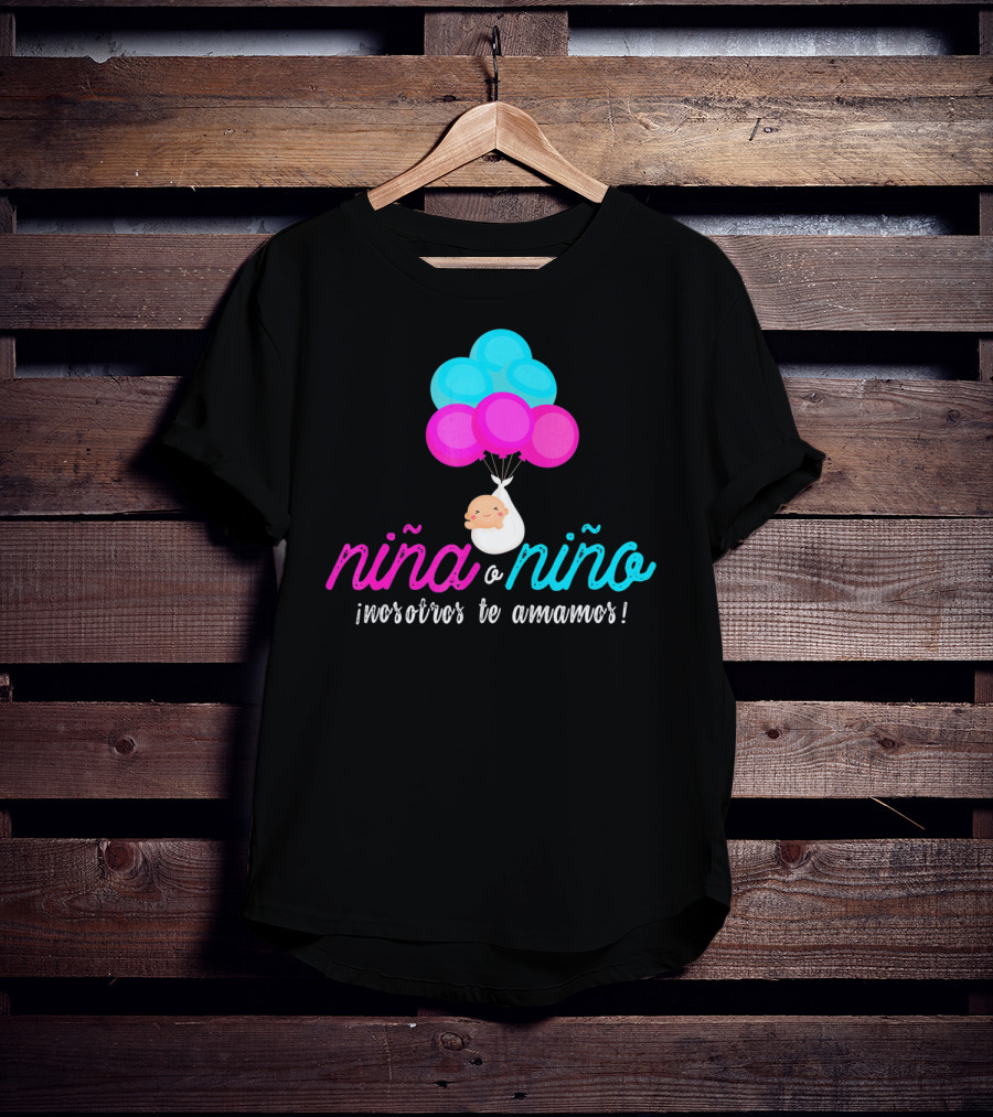 Niña O Niño Nosotros Te Amamos Playera Latino Revelación T-Shirt
