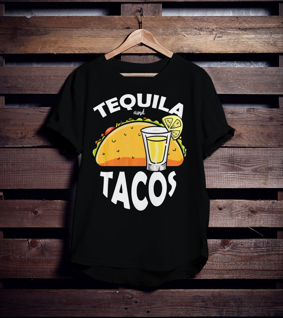 Tequila And Tacos Lime Cinco De Mayo Fiesta T-Shirt