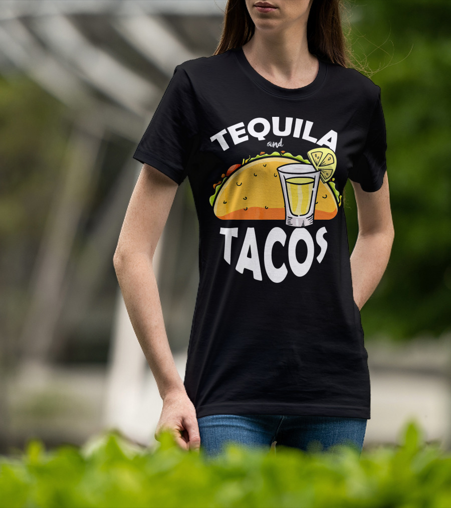 Tequila And Tacos Lime Cinco De Mayo Fiesta T-Shirt