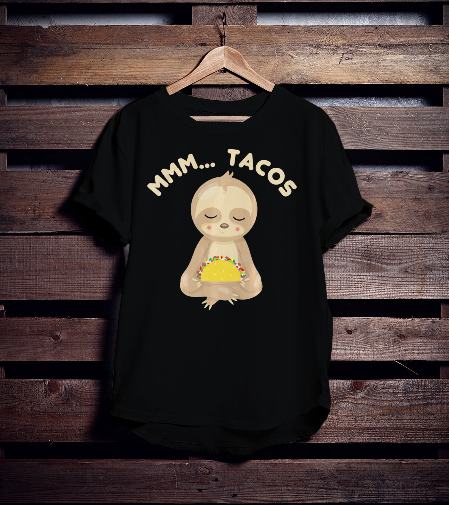 MMM Tacos Sloth Cinco De Mayo T-Shirt
