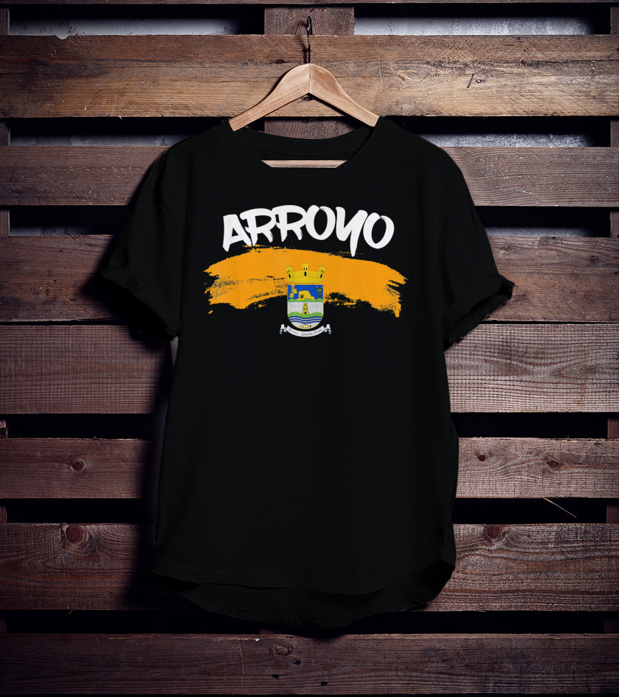 Arroyo Puerto Rico Crest Camisas De Puerto Rico Hecho En Arroyo T-Shirt