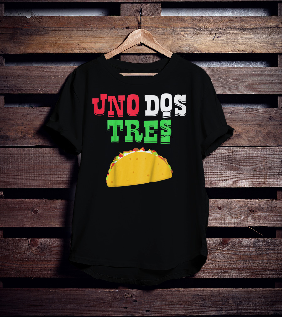 Uno Dos Tres Taco Kids Funny T-Shirt