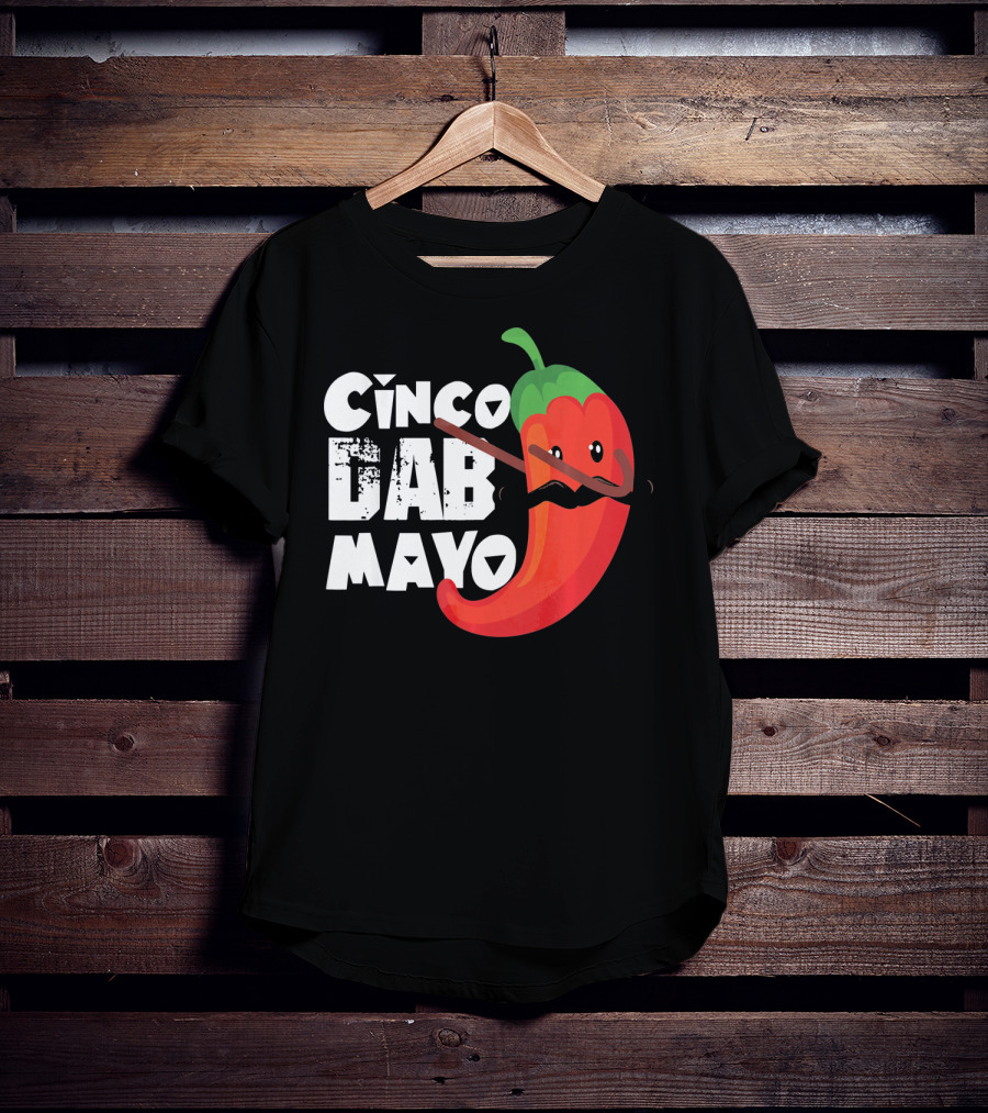 Cinco De Mayo Dab Pepper T-Shirt