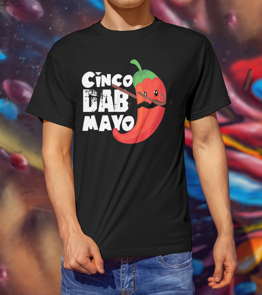 Cinco De Mayo Dab Pepper T-Shirt