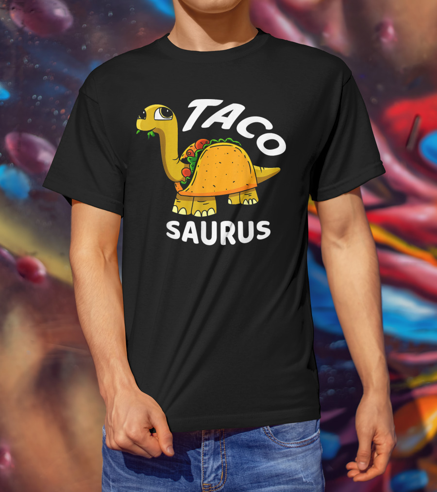 Tacosaurus Dinosaur Humor Cinco De Mayo T-Shirt