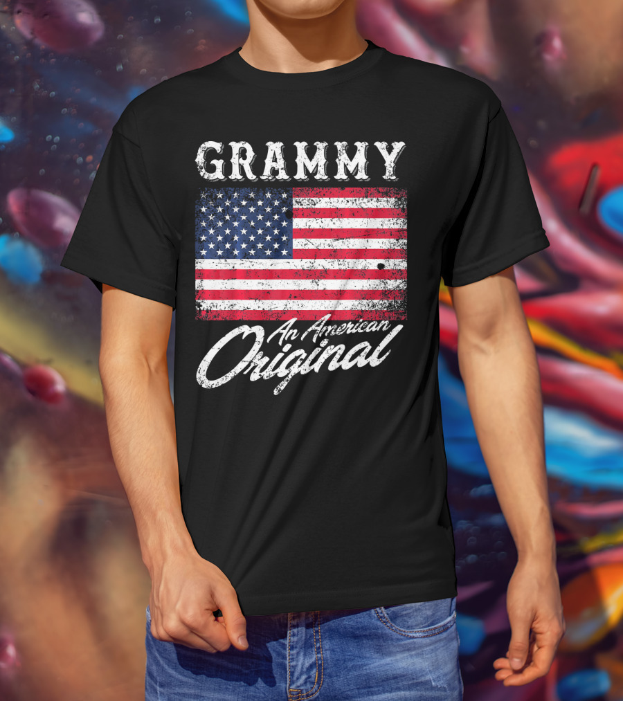 GRAMMY An American Original With USA Flag T-Shirt