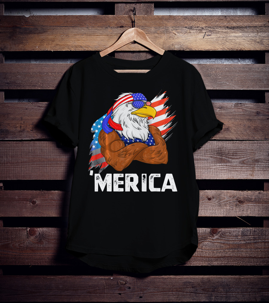 'Merica USA Eagle Freedom American Patriot T-Shirt