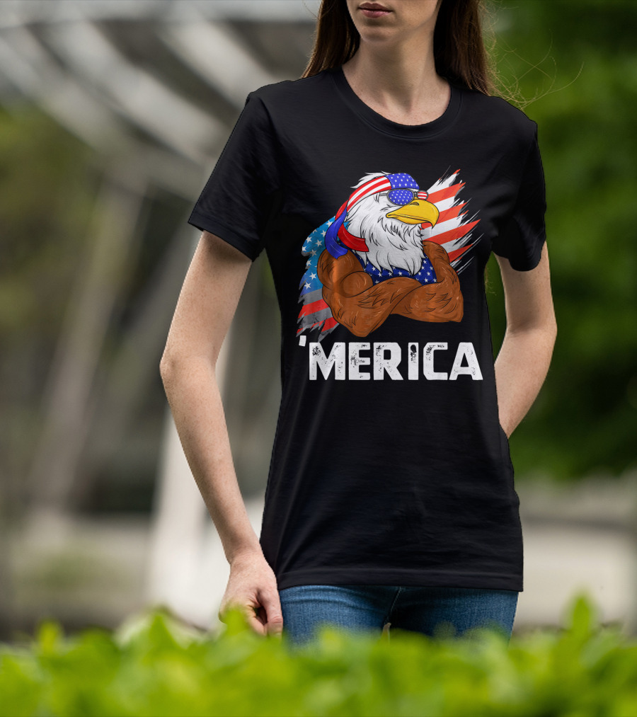 'Merica USA Eagle Freedom American Patriot T-Shirt