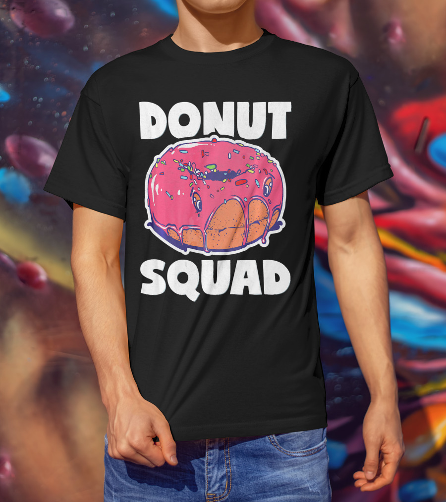 Donut Squad Vintage Baked Fried Cake Don Sprinkles T-Shirt