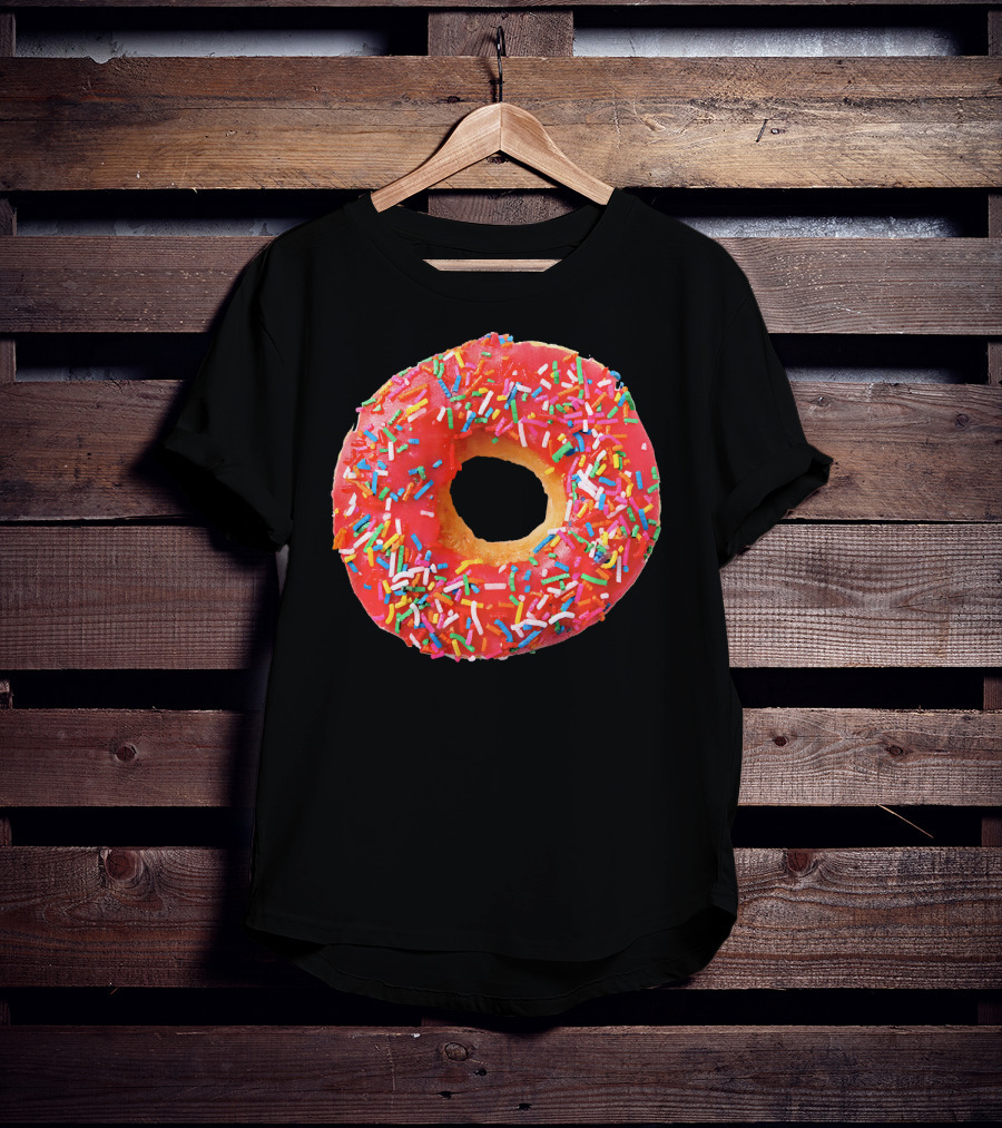 Sprinkles Donut For The Donuts Lover Gla With Colorful Toppings T-Shirt