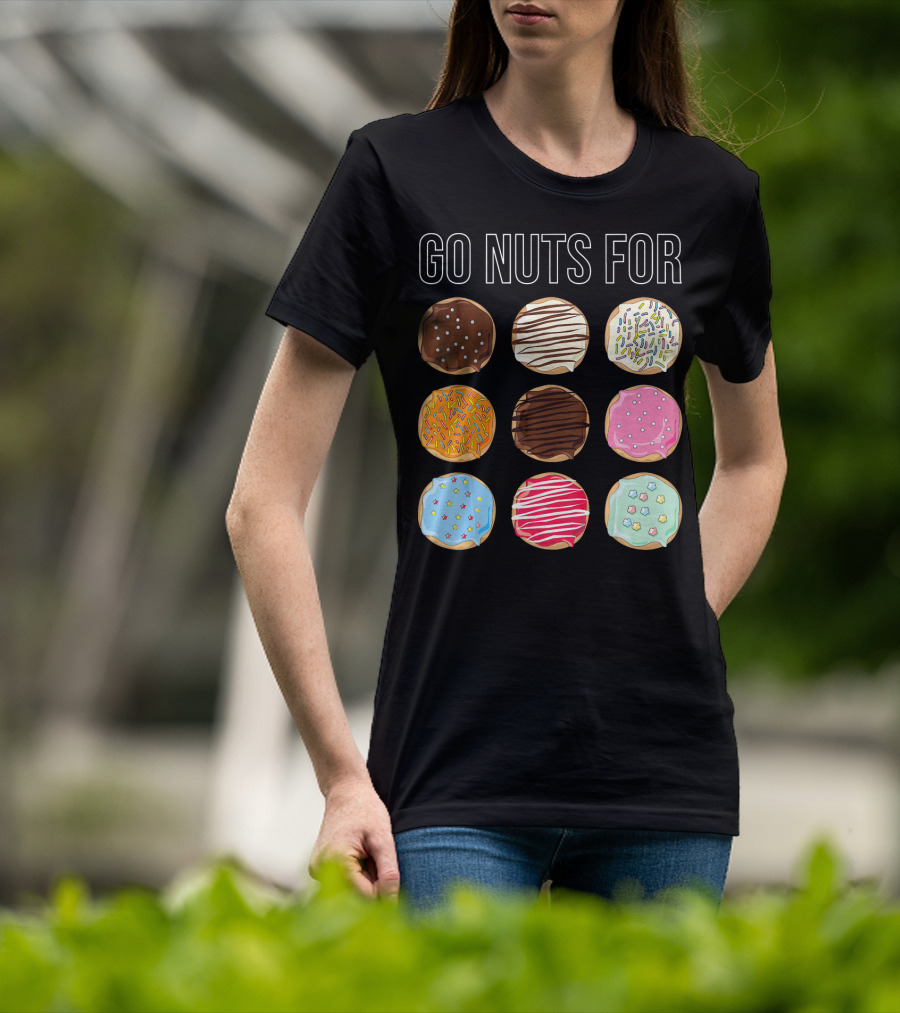 Go Nuts For Donuts Assorted Icing And Sprinkles T-Shirt