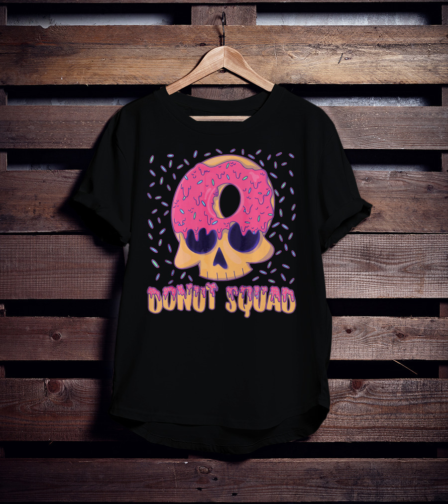 Donut Squad Skull Sprinkles T-Shirt
