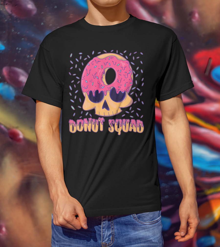 Donut Squad Skull Sprinkles T-Shirt