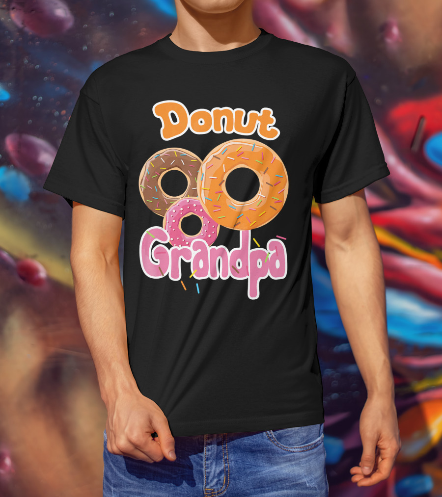 Donut Grandpa Trio Sprinkles T-Shirt