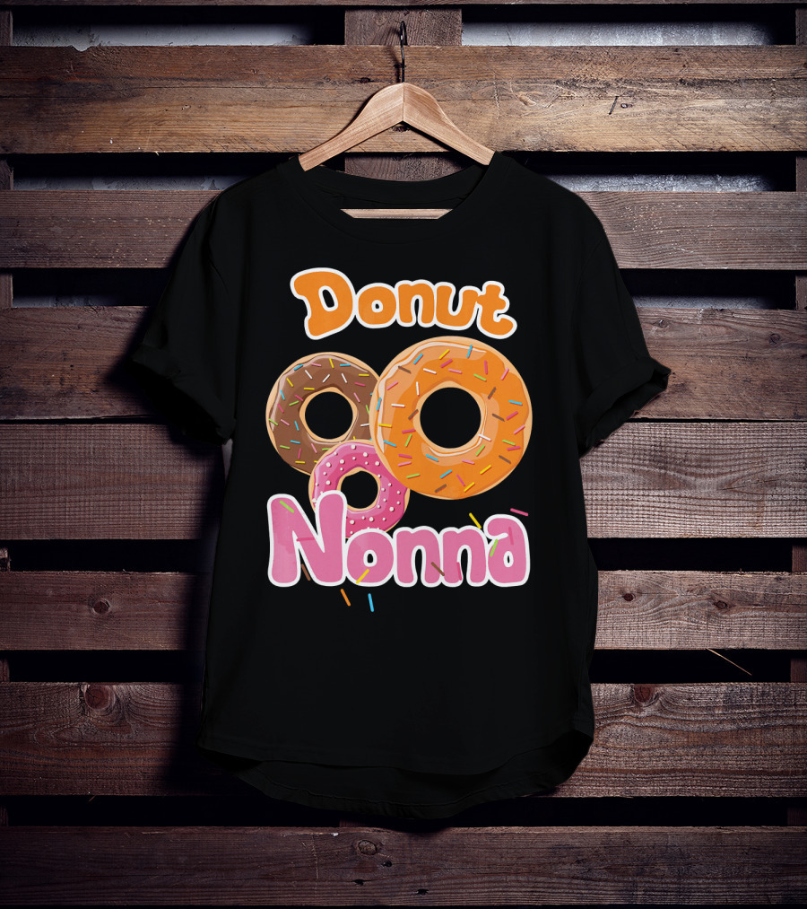 Donut Nonna Colorful Sprinkled Doughnuts T-Shirt