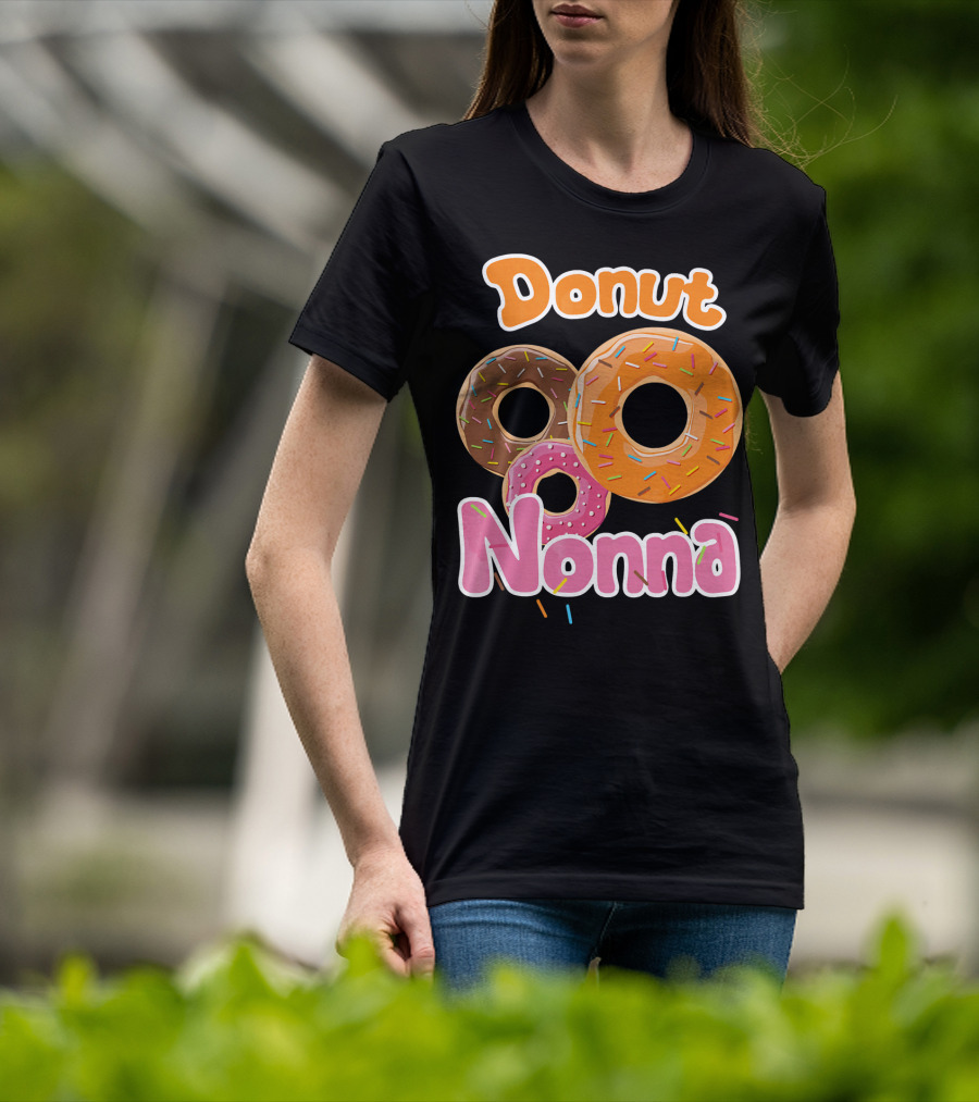 Donut Nonna Colorful Sprinkled Doughnuts T-Shirt
