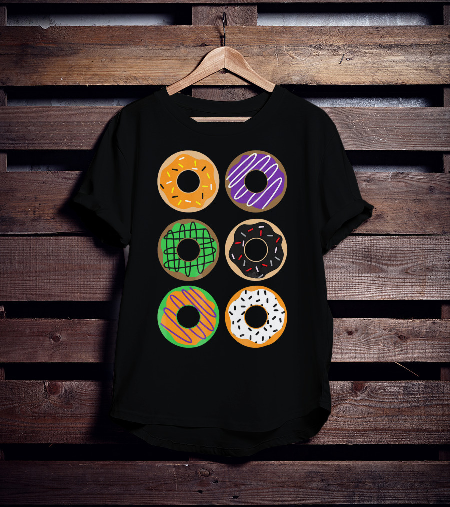 Halloween Donuts Festive Treats With Colorful Icing And Sprinkles T-Shirt