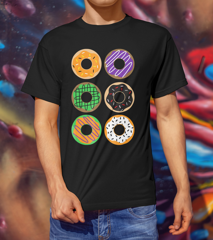Halloween Donuts Festive Treats With Colorful Icing And Sprinkles T-Shirt