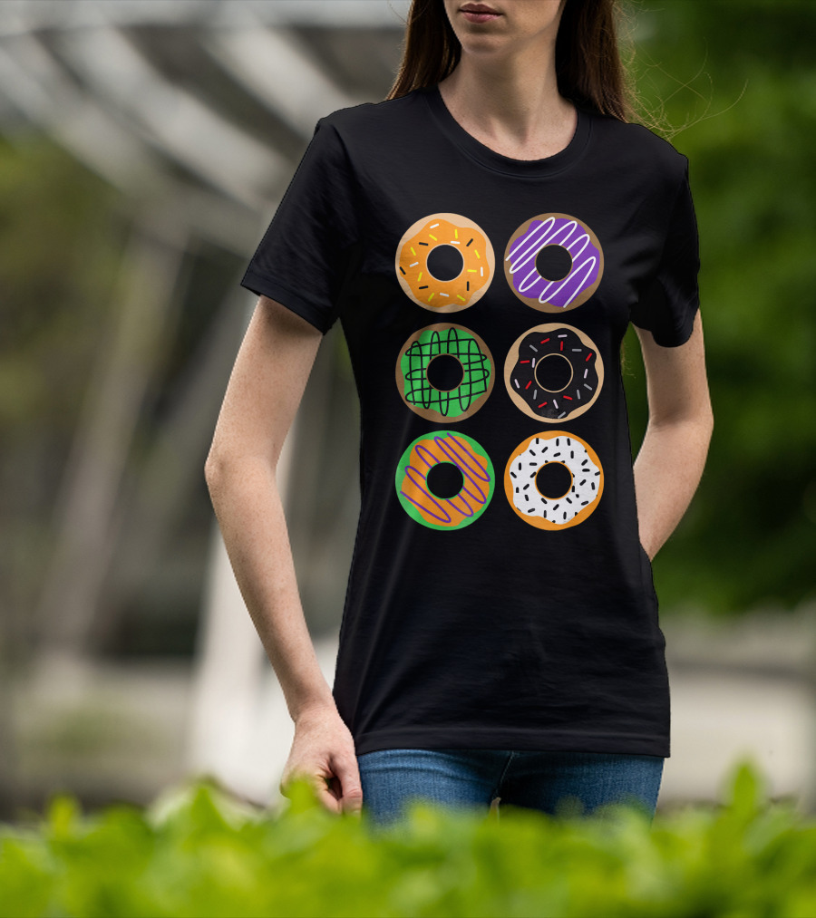 Halloween Donuts Festive Treats With Colorful Icing And Sprinkles T-Shirt