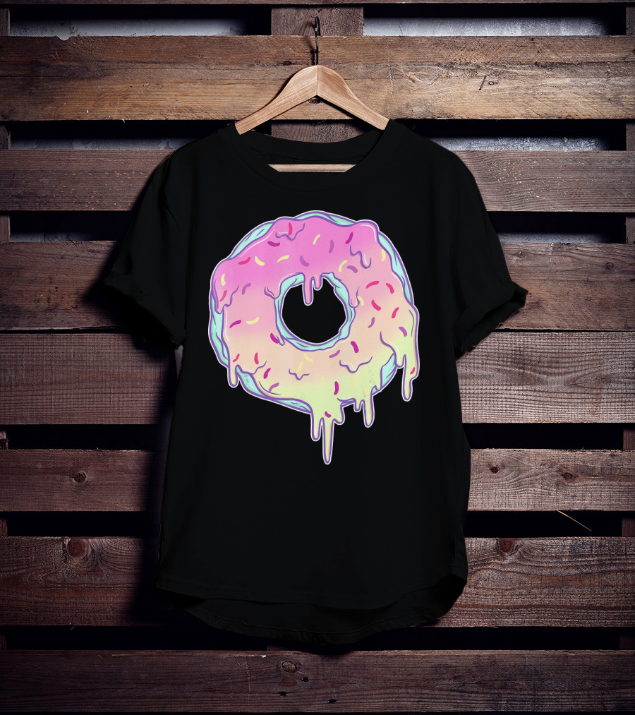 Dripping Pastel Donut Aesthetic Got T-Shirt