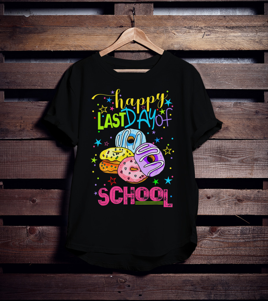 Happy Last Day Of School Donut T-Shirt