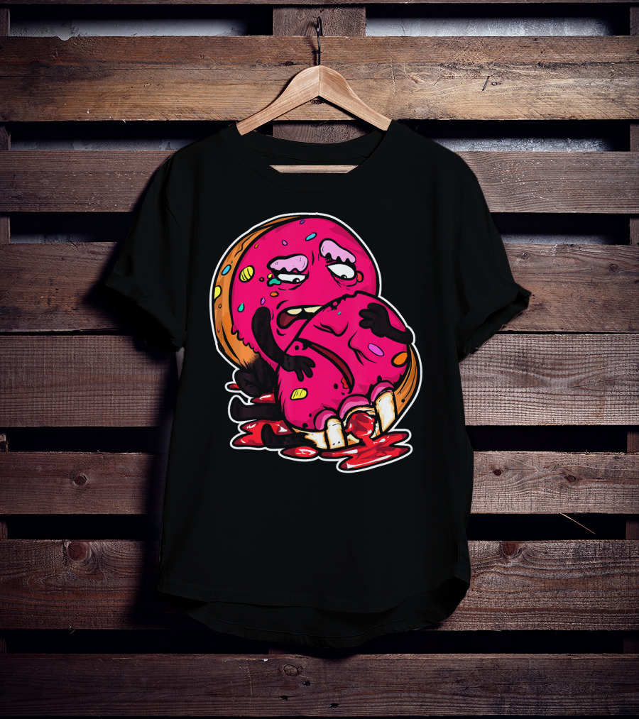 Funny Donut Dark Humor Eating Another Donut T-Shirt