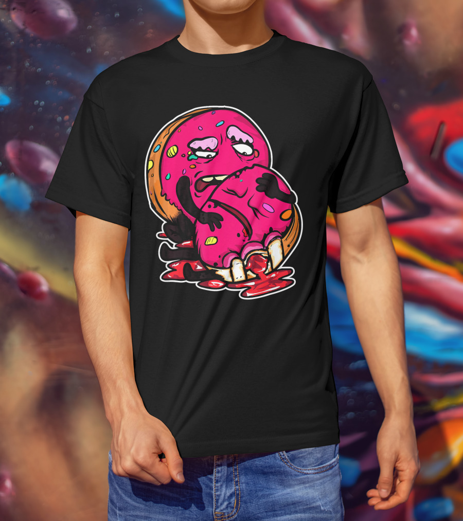 Funny Donut Dark Humor Eating Another Donut T-Shirt