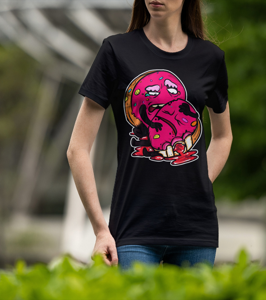 Funny Donut Dark Humor Eating Another Donut T-Shirt