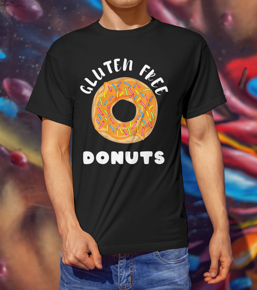 Gluten Free Sprinkled Donuts T-Shirt